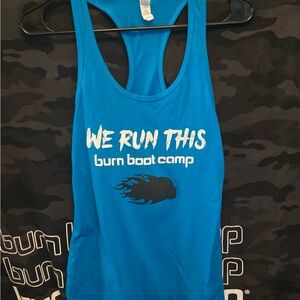 Burn Boot Camp Women's Vibrant Blue Tank Top